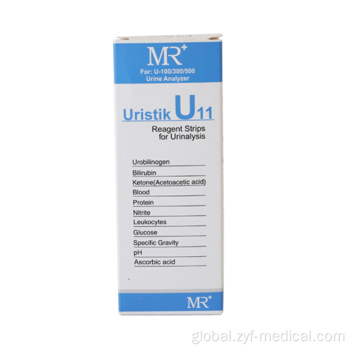 Reader Urinalysis Reagent Strip Urinalysis Reagent Test Strips 2-11 Parameters Factory